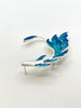 Michaela Gold Blue Flame Ear Cuff Earring