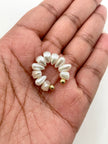 Michaela Pearl Shell Effect Ear Cuffs