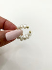 Michaela Pearl Shell Effect Ear Cuffs