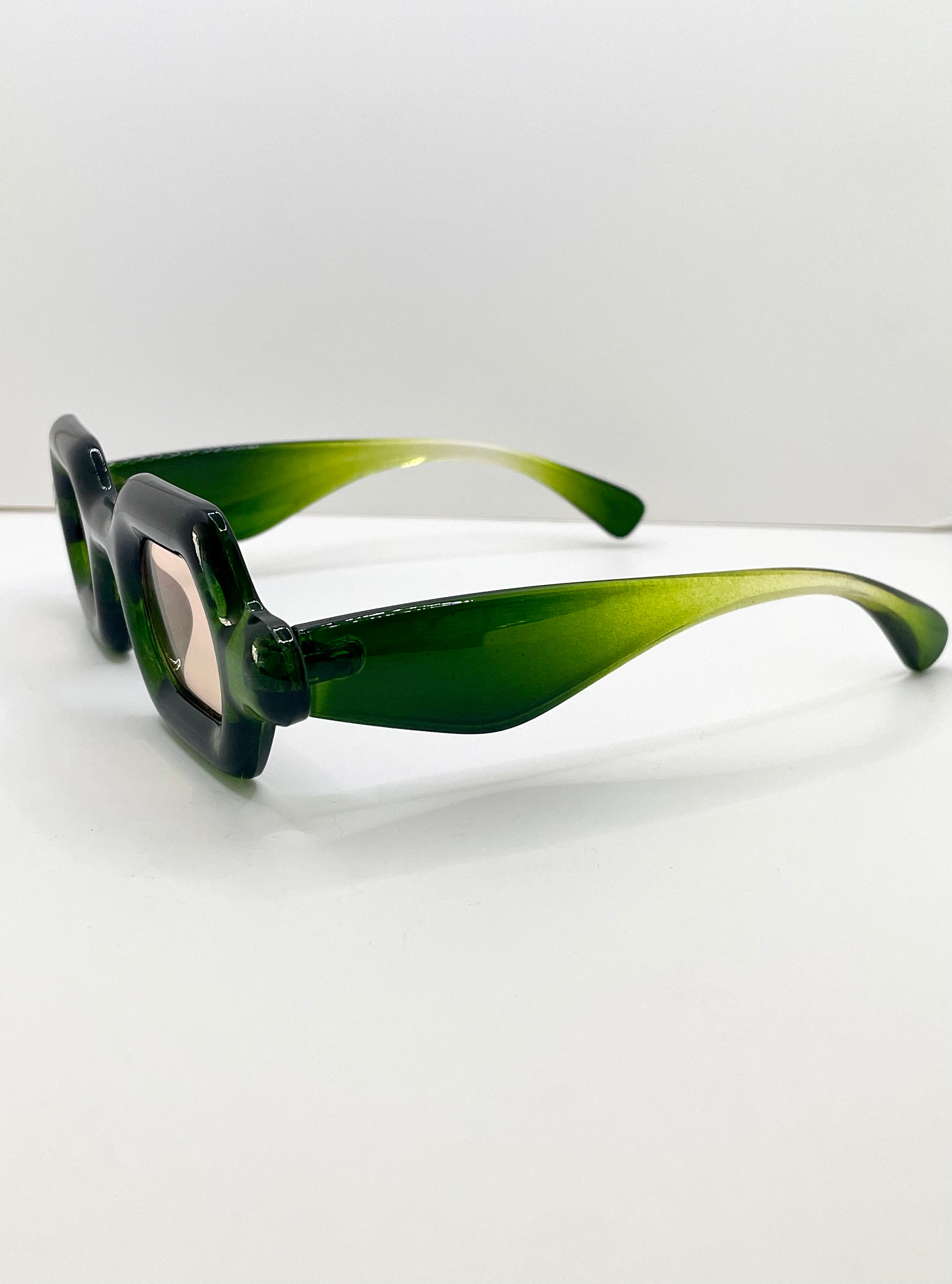 Justina Modern Style Transparent Grey Sunglasses