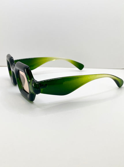 Justina Modern Style Transparent Grey Sunglasses