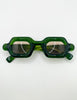 Justina Modern Style Transparent Grey Sunglasses