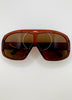 Katlego Oversized Brown & Tea Aviator Sunglasses