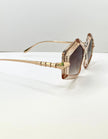 Gontse Champagne Tres Luxe Sunglasses