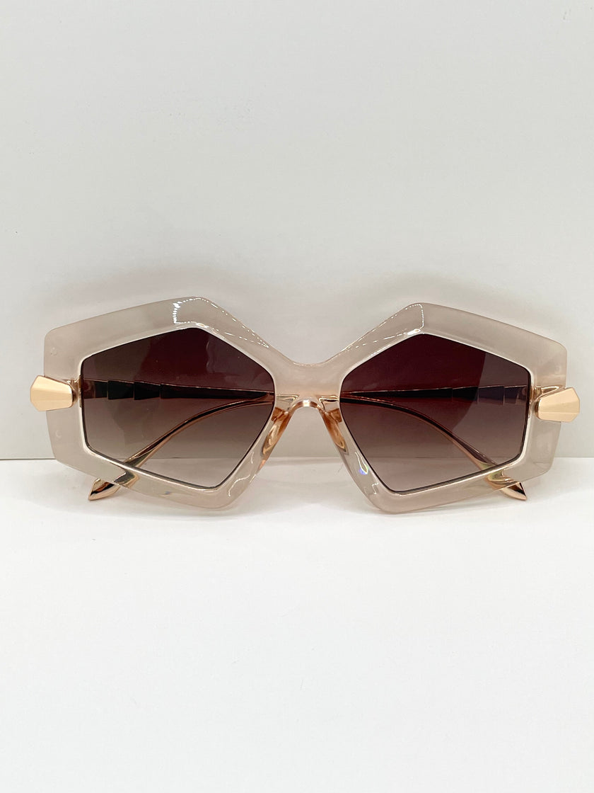 Gontse Champagne Tres Luxe Sunglasses