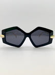 Gontse Black & Gold Tres Luxe Sunglasses