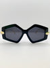 Gontse Black & Gold Tres Luxe Sunglasses