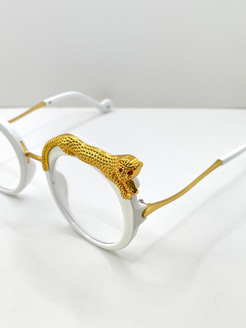 Noku Transparent White Lens Sunglasses