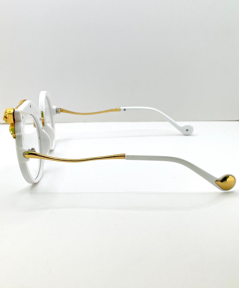 Noku Transparent White Lens Sunglasses