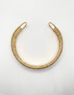 Ron Gold Thread Weave Choker Necklace