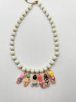 Thobeka Multicoloured Beach Charm Short Necklace