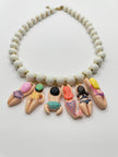 Thobeka Multicoloured Beach Charm Short Necklace