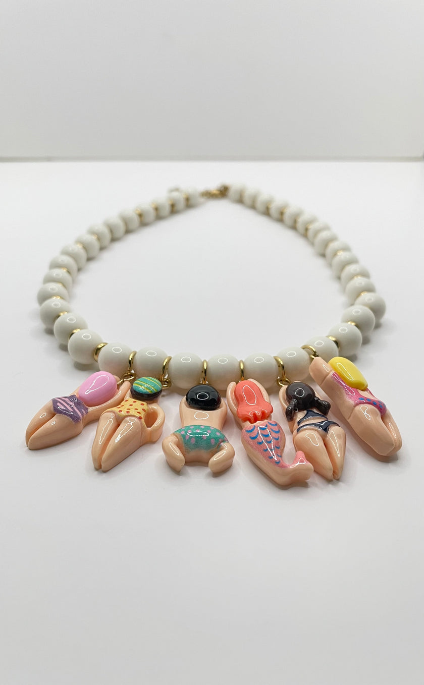 Thobeka Multicoloured Beach Charm Short Necklace