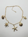 Kerry Gold Oceanic Charm Short Necklace