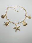 Kerry Gold Oceanic Charm Short Necklace