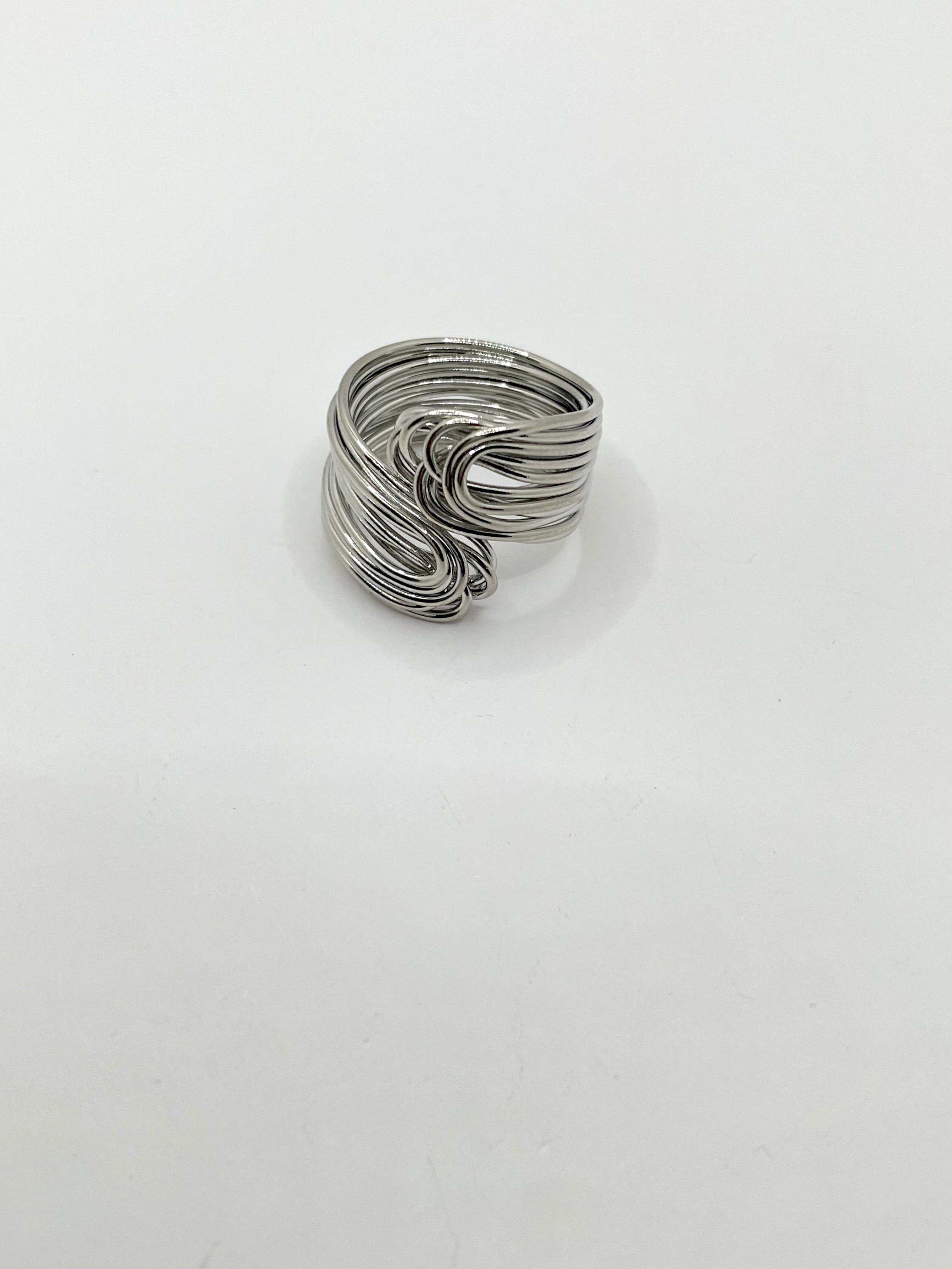 Thobekile Silver Sculptural Wire Ring