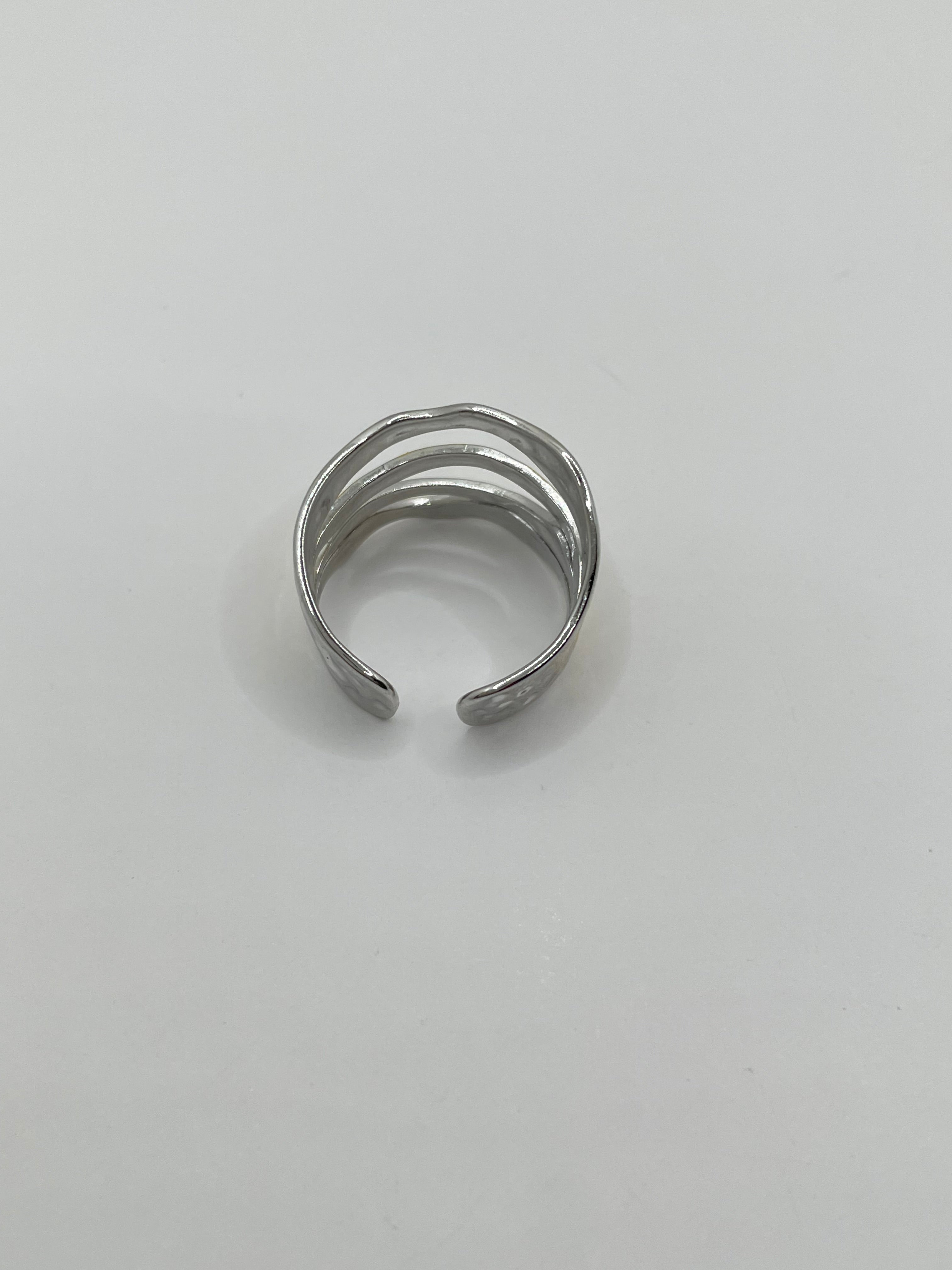 Gugu Mixed Metal Triple Band Ring