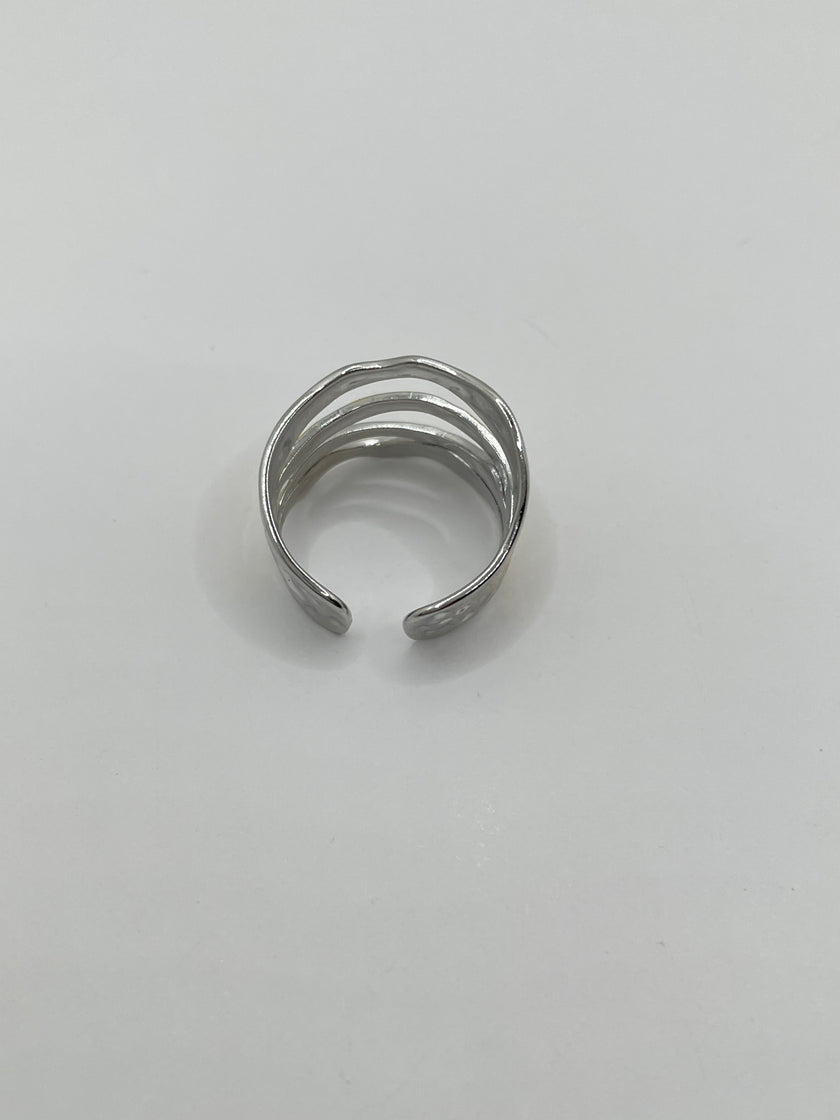 Gugu Mixed Metal Triple Band Ring