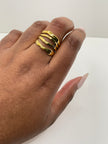 Gugu Gold Triple Band Ring