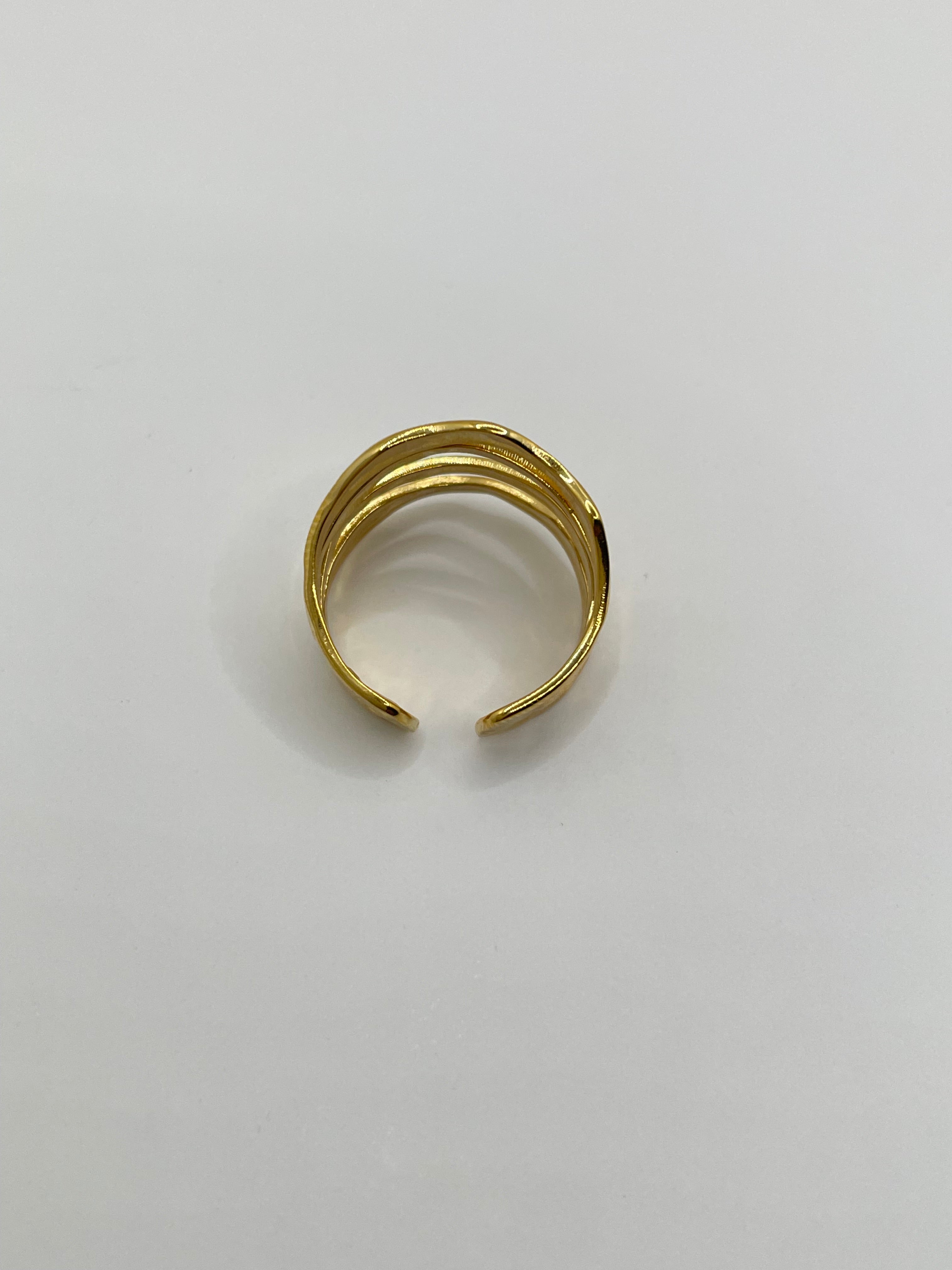 Gugu Gold Triple Band Ring