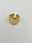 Gugu Gold Triple Band Ring