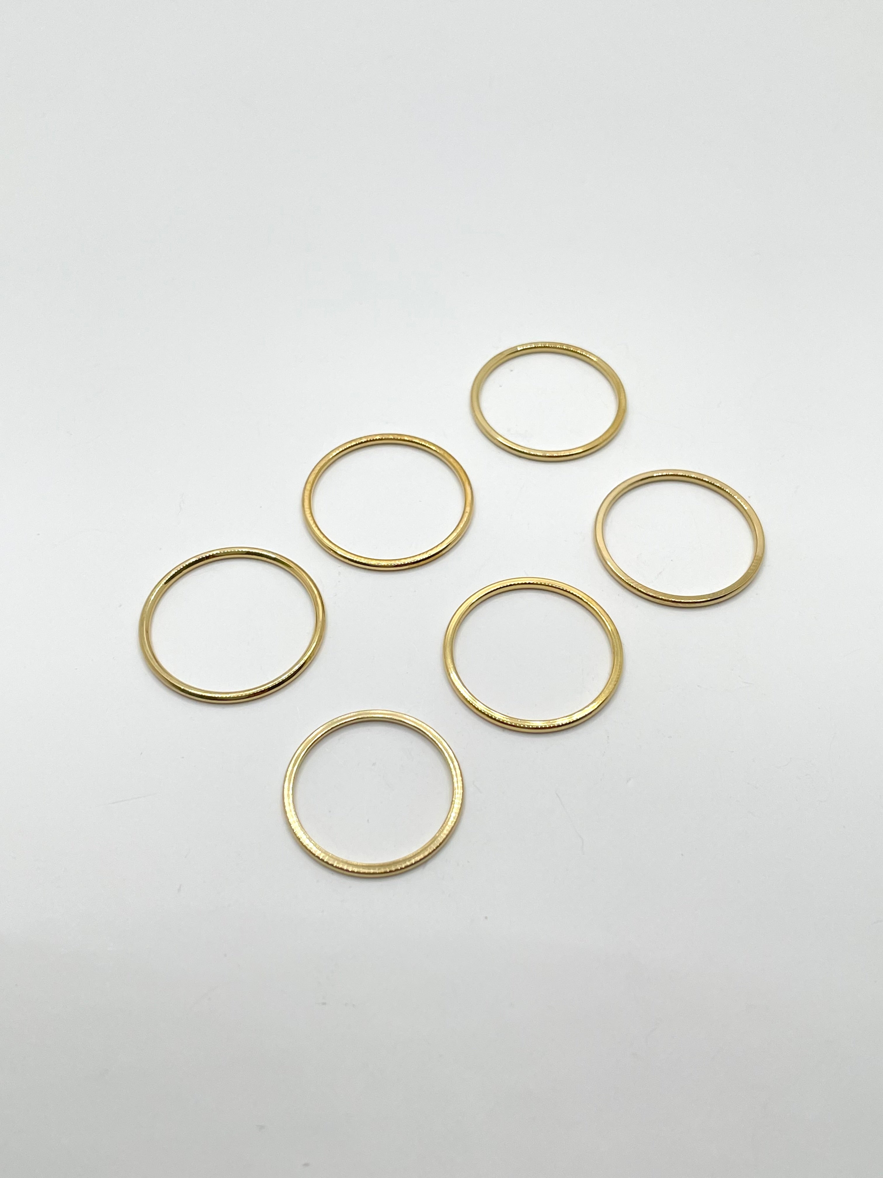 Robyn Gold Modern Chic Fine Band Ring Set