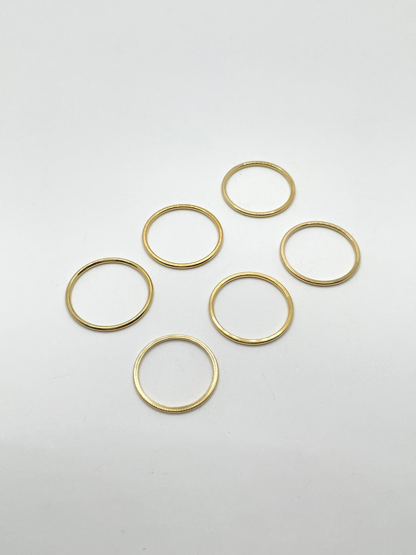 Robyn Gold Modern Chic Fine Band Ring Set