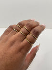 Robyn Gold Modern Chic Fine Band Ring Set