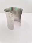 Mapitso Silver Textured Bracelet Cuff