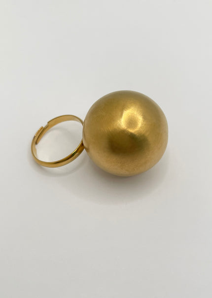 Sophia Gold Oversized Sphere Ring