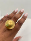 Sophia Gold Oversized Sphere Ring