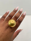 Sophia Gold Oversized Sphere Ring