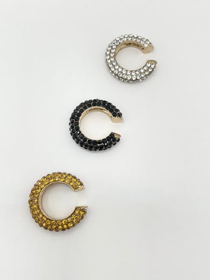 Lebo Bronze Zirconia Encrusted Ear Cuff Set