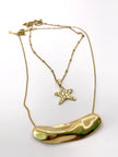 Ari Gold Double Layered Star Necklace