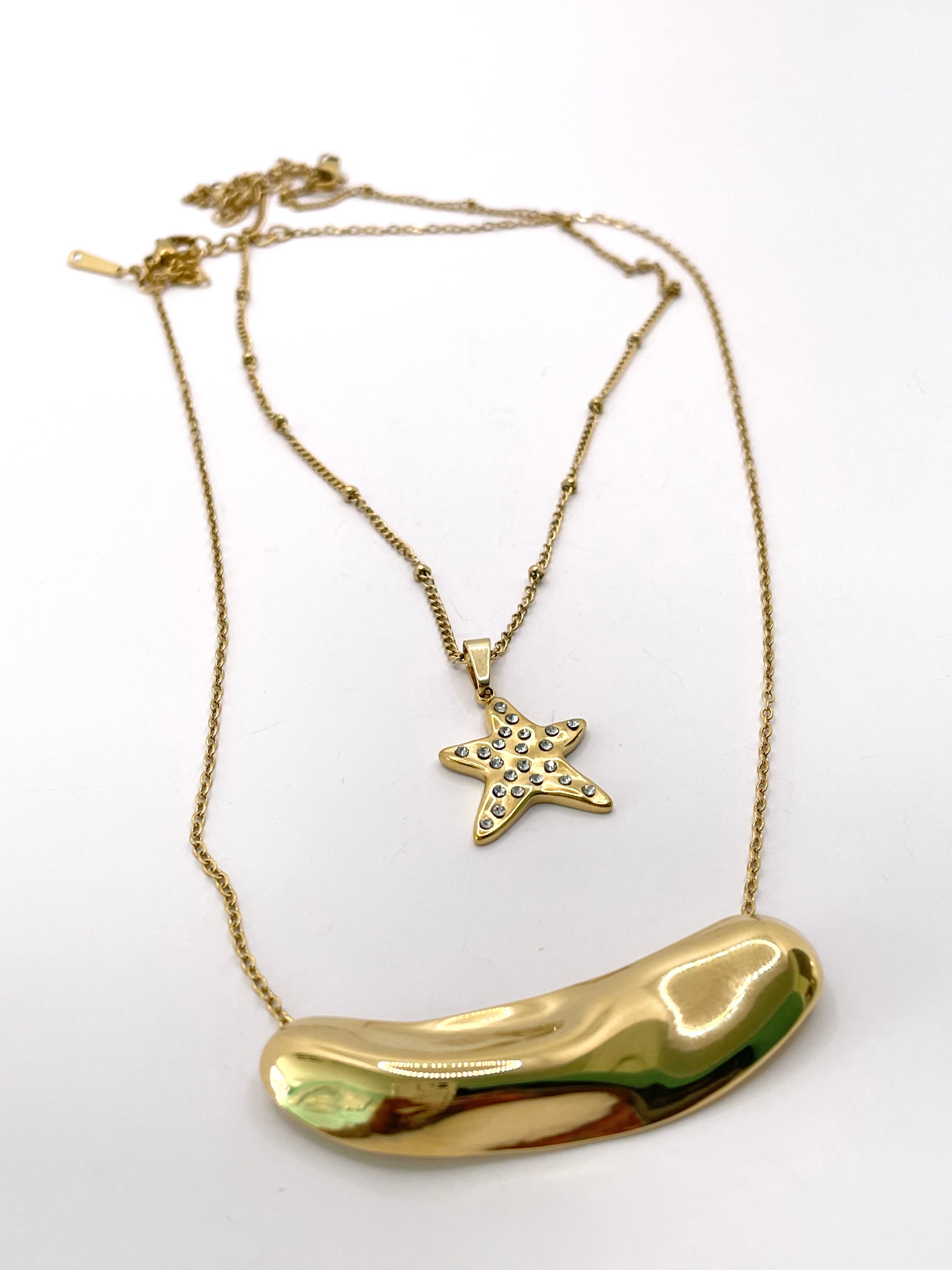 Ari Gold Double Layered Star Necklace