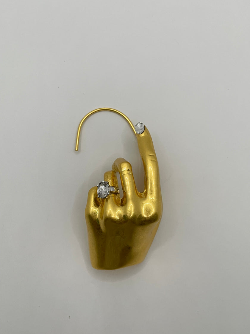 Sino Gold La Main Embellished Ear Cuff