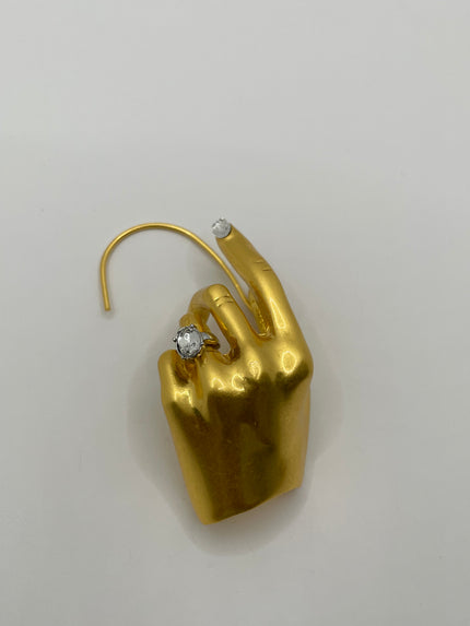 Sino Gold La Main Embellished Ear Cuff