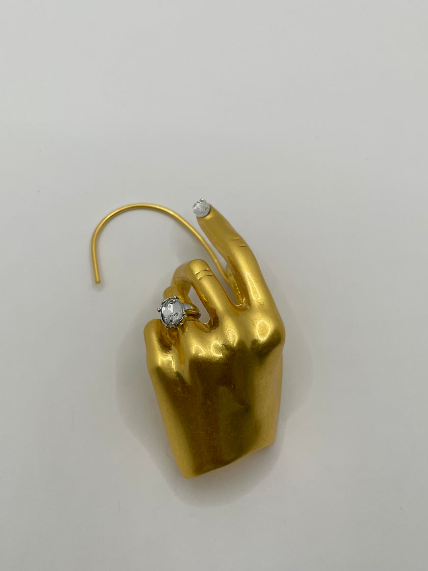 Sino Gold La Main Embellished Ear Cuff