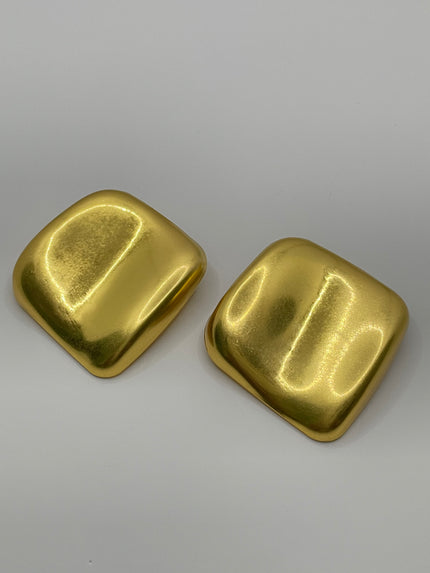 Nombulelo Gold Sculpted Oversized Earrings