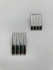 Hannah Vintage Silver Ridged Stud Earrings