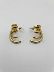 Samantha Gold Encrusted Wing Earring
