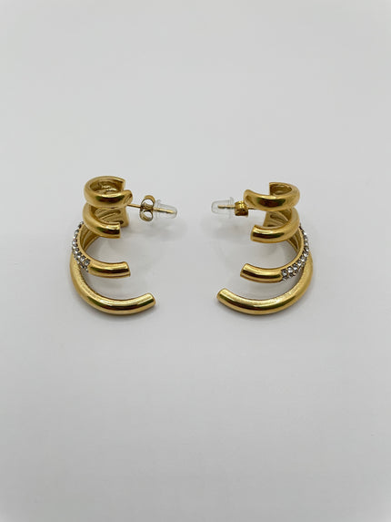 Samantha Gold Encrusted Wing Earring