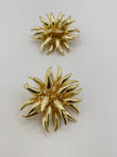Kiera Gold Dahlia Flower Earring
