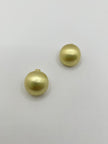 Jessica Solid Gold Sphere Earrings