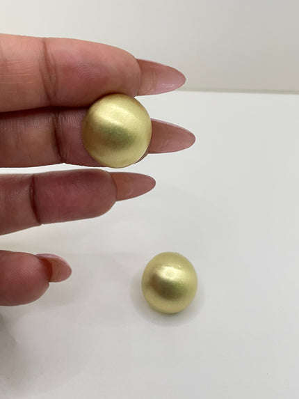 Jessica Solid Gold Sphere Earrings