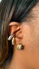 Melo Mixed Metal Irregular Ear Cuffs