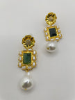 Eze Gold & Pearl Baroque Earrings