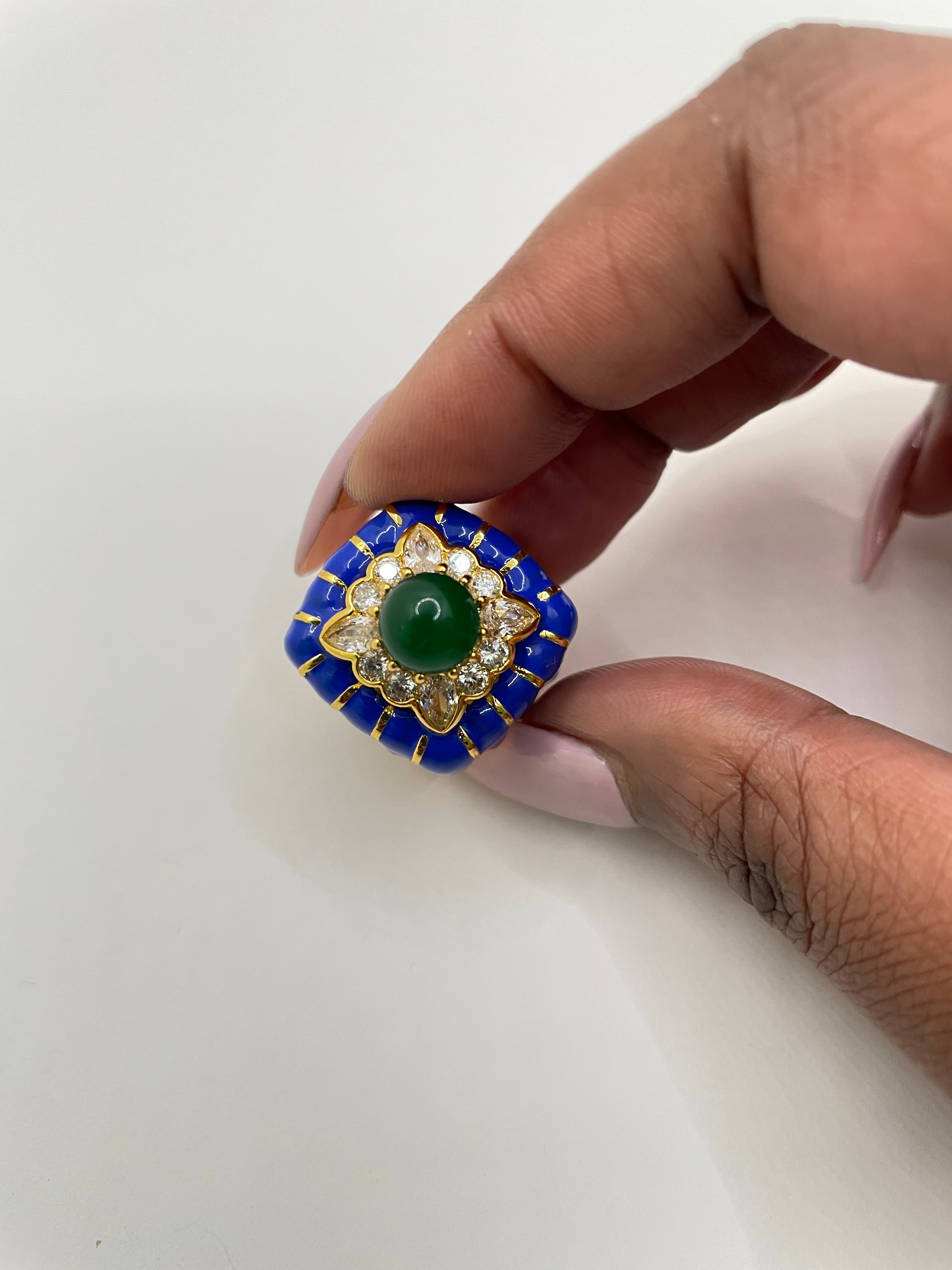 Immanuel Art Deco Vintage Glam Ring