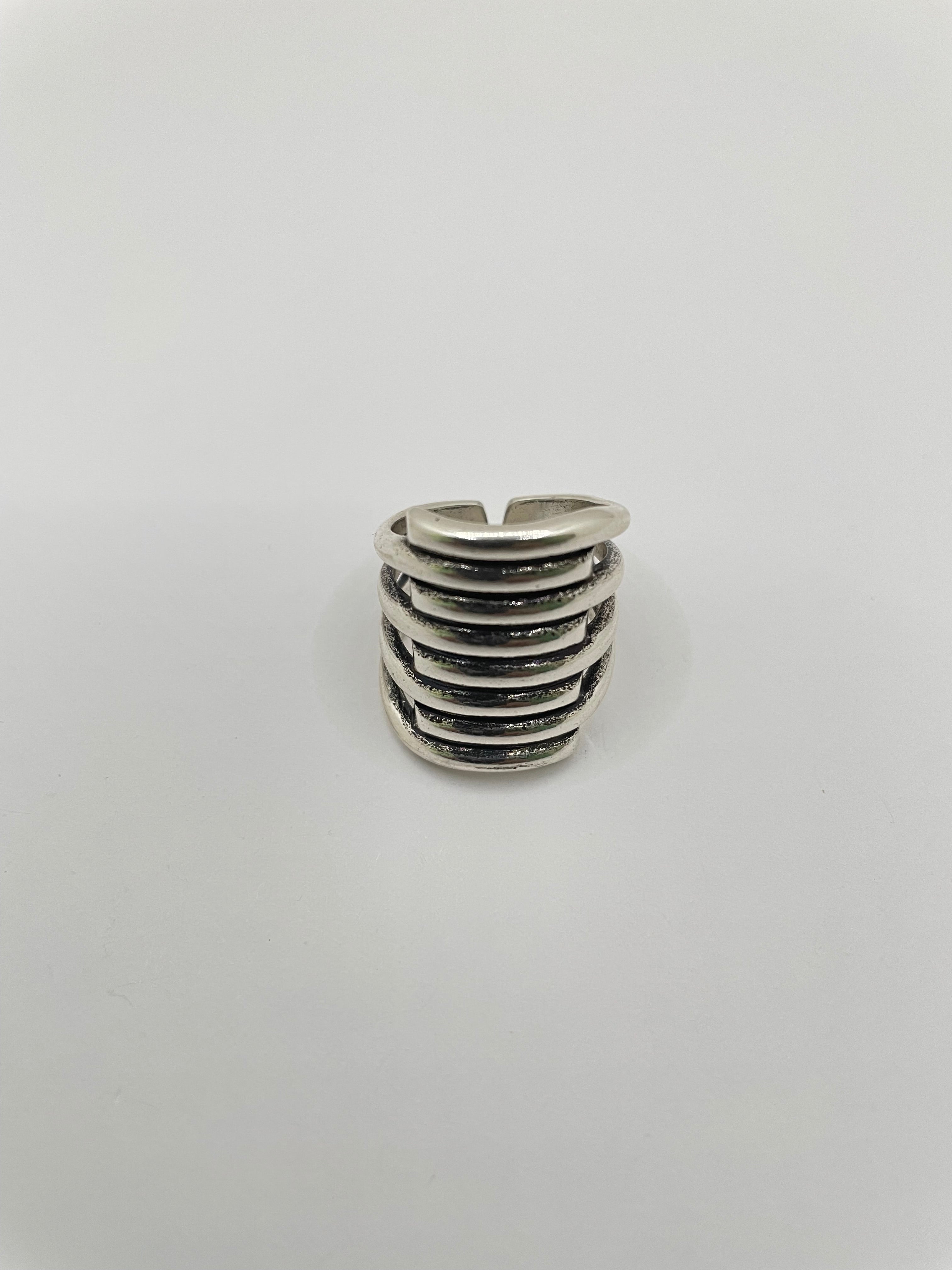 Sino Solid Silver Multi Layer Ring
