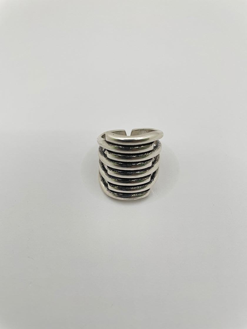 Sino Solid Silver Multi Layer Ring